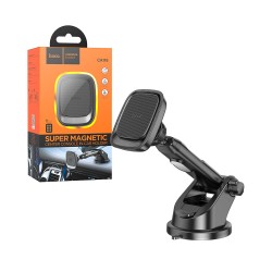 Hoco Center Console Car Holder CA116 Blue Shark One-button Operation Black Metal Gray Hoco Center Console Car Holder CA116 Blue Shark One-button Operation Black Metal Gray